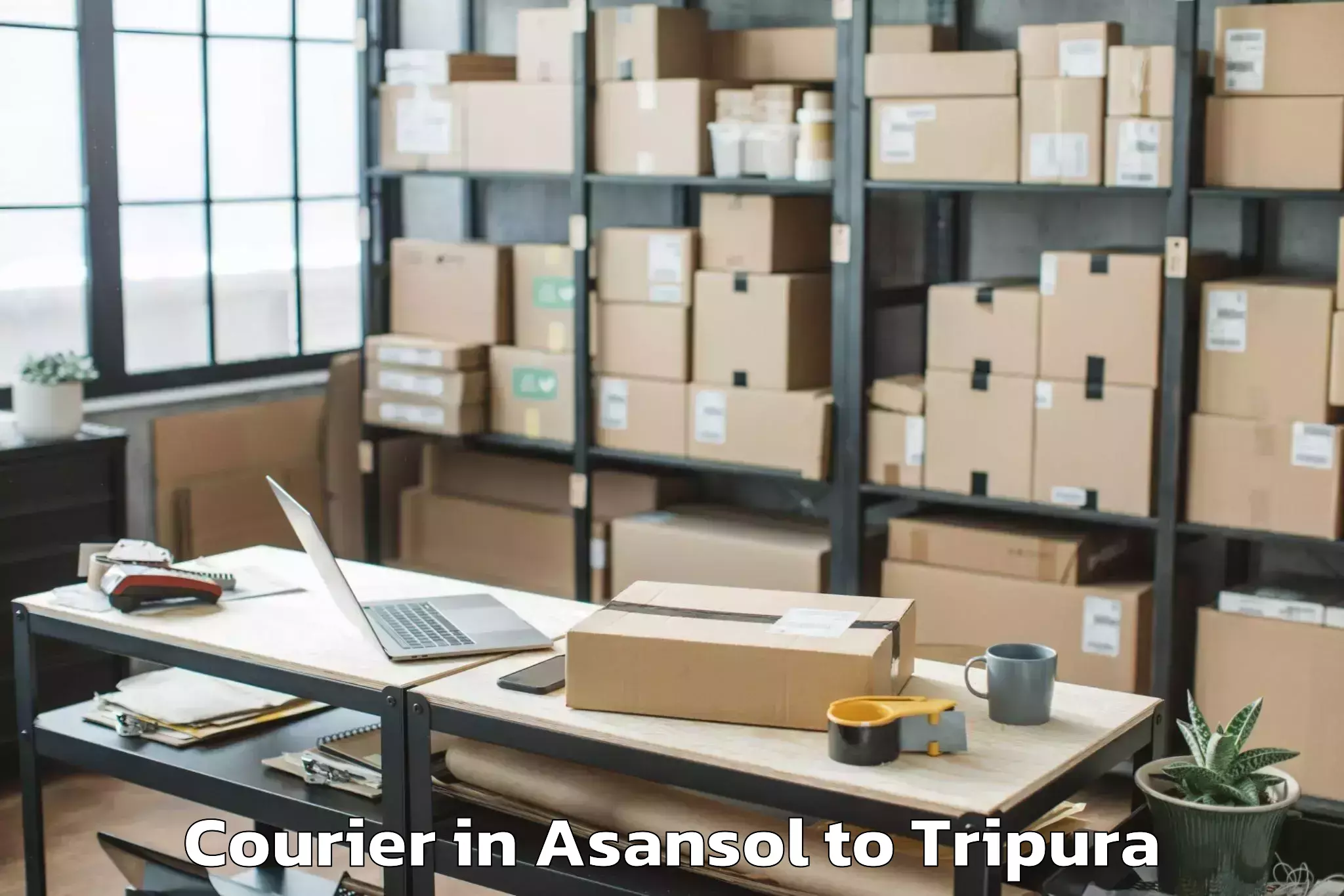 Hassle-Free Asansol to Tripura University Agartala Courier